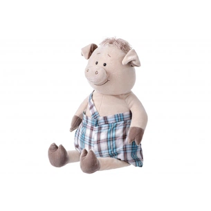 М'яка іграшка Same Toy Свинка в комбінезоні 60 см (THT705) зображення 1