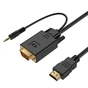 Перехідник HDMI to VGA Cablexpert (A-HDMI-VGA-03-6) - зменшене зображення 1