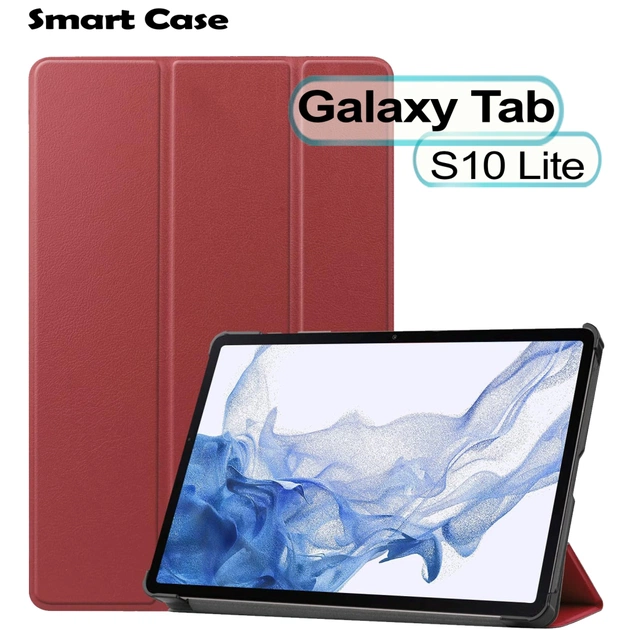 Чехол для планшета BeCover Smart Case Samsung Galaxy Tab S10 Lite SM-X400/406 10.9" Red Wine (713844) - изображение 1