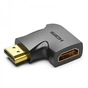 Адаптер Vention HDMI - HDMI (M/F), Black (AIQB0) - зменшене зображення 1