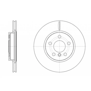 Гальмівний диск REMSA 61545.10 зображення 1