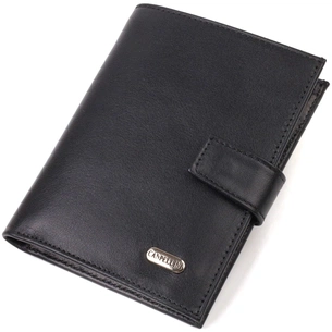 Портмоне Canpellini З натуральної шкіри Чорне (21857) зображення 1