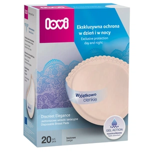 Вкладиш для бюстгальтера Lovi Discreet Elegance лактаційні прокладки 20 шт. бежеві (19/610) зображення 1