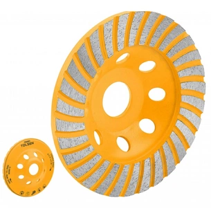 Чашка шліфувальна Tolsen алмазна 125x22.2мм Турбо (76682) зображення 1