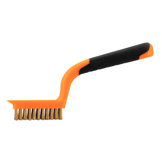 Щітка по металу Neo Tools 5х11 рядів, прямий дріт 0.3мм, 180мм, двокомпонентне руків'я (39-031) - picture 1