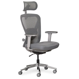 Офісне крісло Mealux Q1 Air Fabric Grey (HF-Q1 F/G) зображення 1