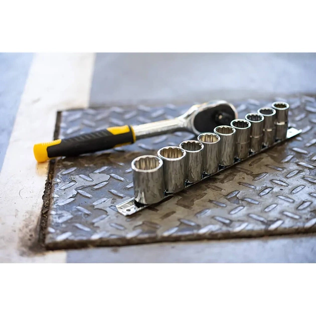 Набір торцевих головок Stanley торцевих 1/4" 10 шт, з тріскачкою (STMT82666-0) - picture 2