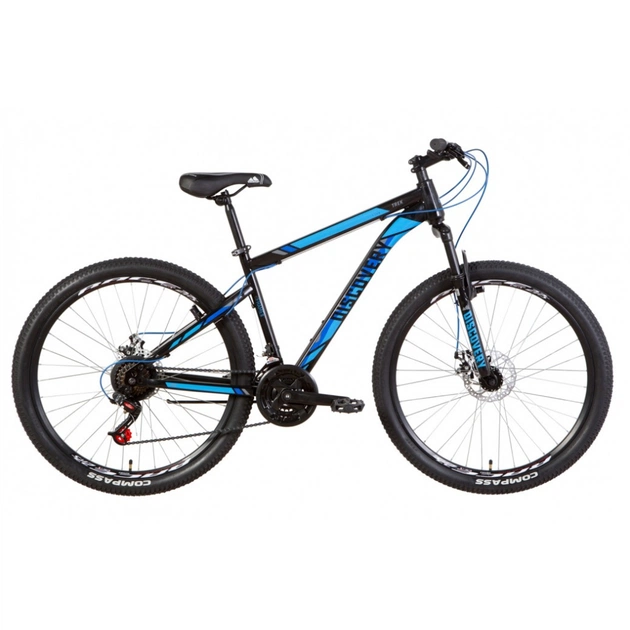 Велосипед Discovery 26" TREK DD рама-13" 2021 Black/Turquoise (OPS-DIS-26-389) - изображение 1