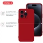 Чохол до мобільного телефона Intaleo SoftShell Apple iPhone 15 Pro Max Red (1283126585395) - зменшене зображення 3
