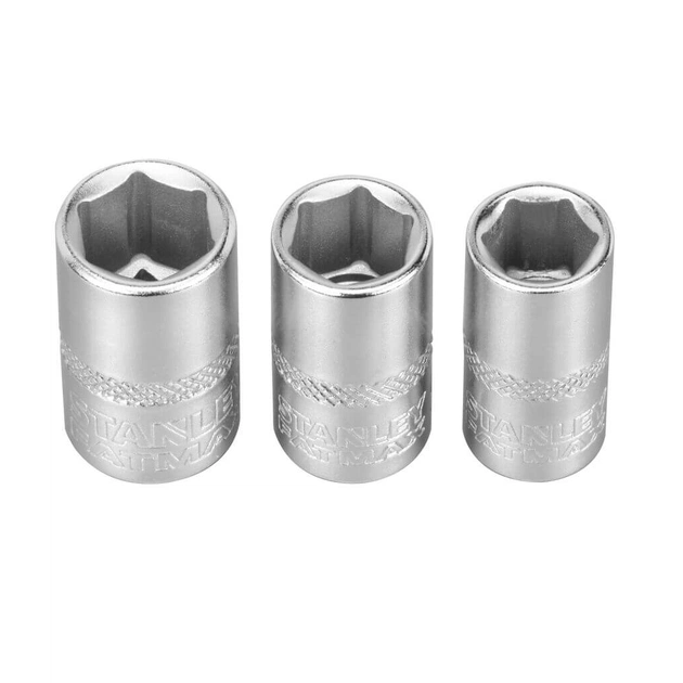 Набір торцевих головок Stanley торцевих 1/4" Maxi Drive, із шестигранним профілем, 3 шт: 8, 9, 10 мм. (FMMT17091-0) - picture 4