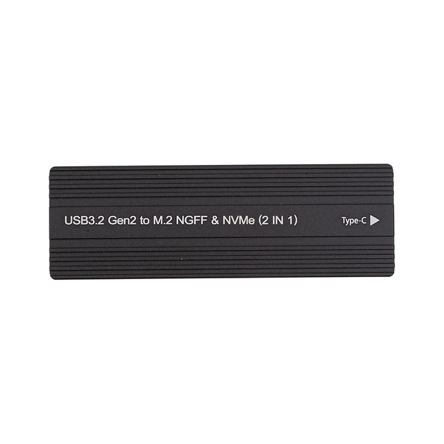 Карман внешний PowerPlant SSD Premium M.2 PCIe NGFF/NVMe USB3.2 (HC380510) - изображение 1