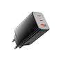 Зарядное устройство Essager 2xUSB-C + 1xUSB PD67W QC4.0 FCP GaN black (ECT67W-LJB01-Z) - уменьшенное изображение 3