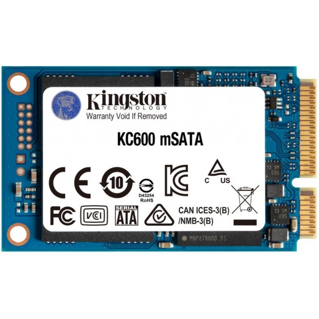 Накопитель SSD mSATA 256GB Kingston (SKC600MS/256G) - изображение 1