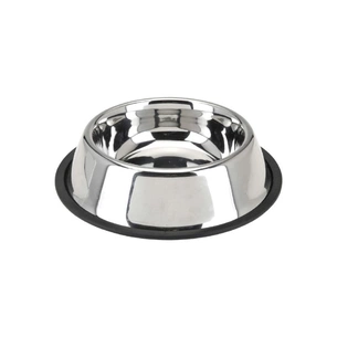 Посуд для собак Swastik Industries Миска металева на гумі 1 л (2700000021927) зображення 1