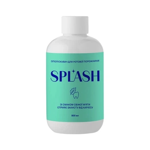 Ополіскувач для порожнини рота Splash Зі смаком свіжої м'яти 200 мл (4820266831660) picture 1