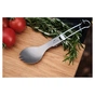 Ложка-виделка туристична Naturehike титанова NH19C001-J (6927595734766) - зменшене зображення 2
