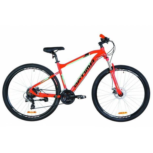 Велосипед Optimabikes 29" F-1 AM HDD рама-18" 2019 помаранчево-бірюзовий (OPS-OP-29-083) - изображение 1
