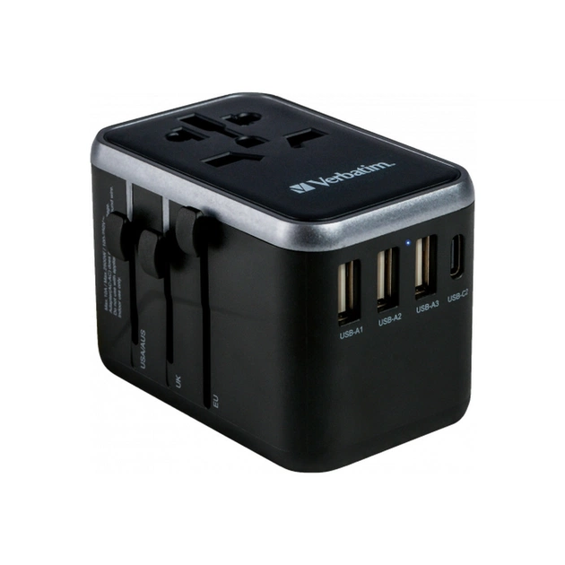 Зарядний пристрій Verbatim UTA-04 PD61W (3xUSB-A/2xUSB-C) (49546) - изображение 1