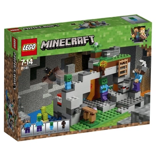Конструктор LEGO MINECRAFT Печера зомбі 241 деталь (21141) зображення 1