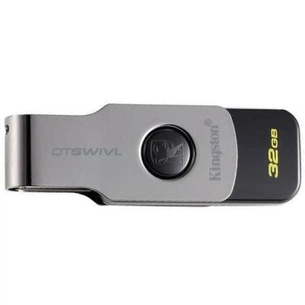 USB флеш накопичувач Kingston 32GB DT SWIVL Metal USB 3.0 (DTSWIVL/32GB) зображення 1