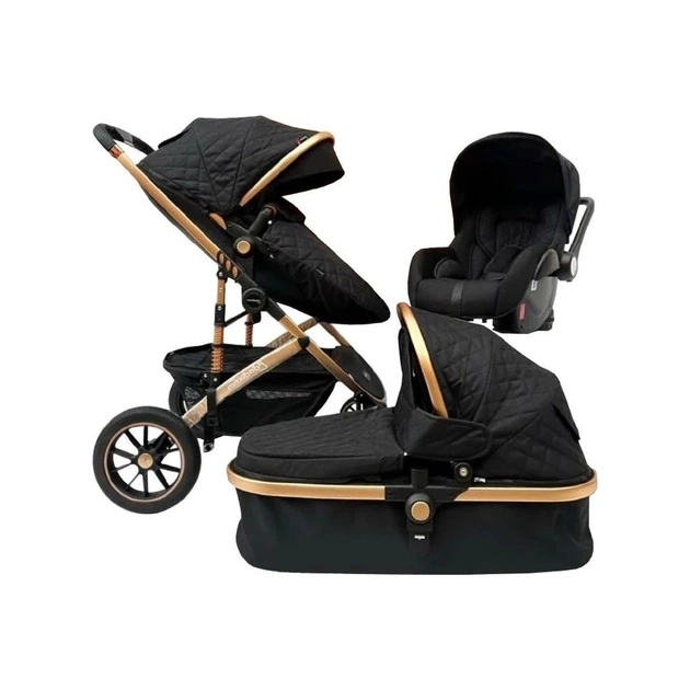 Коляска Maxibaby IQ 3 в 1 - Black (90875) - изображение 1