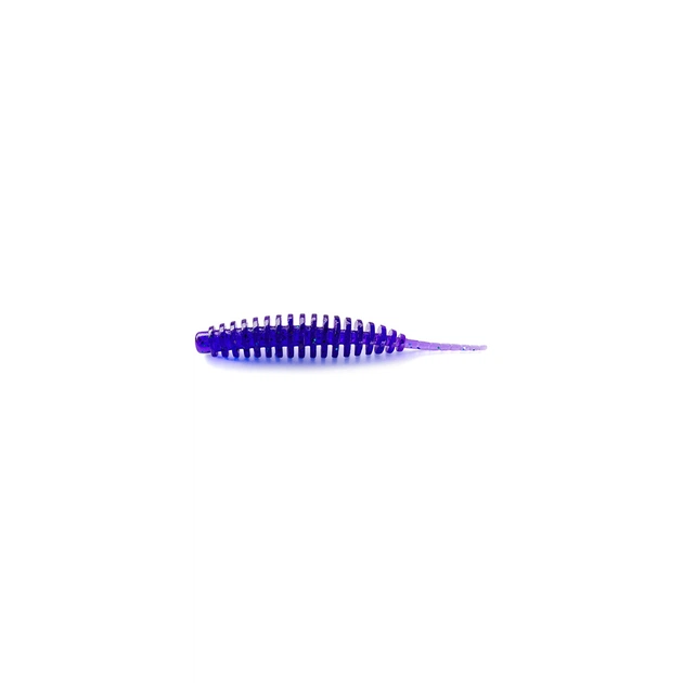 Силикон рыболовный FishUP Tanta 2.5" 060 - Dark Violet/Павлина&Silver (8шт/уп) (1864.03.58) - изображение 1