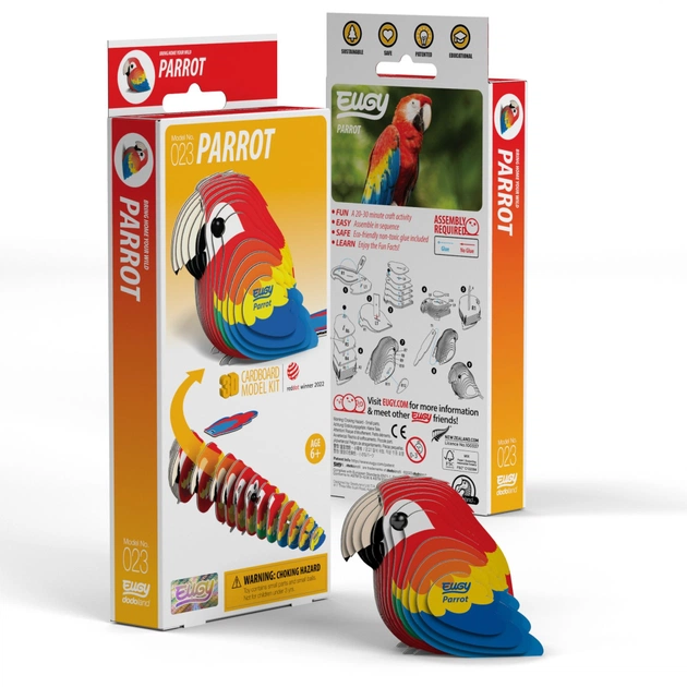 Пазл Eugy 3D Зоопарк Папуга Ара (XEG-023) - picture 4