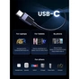 Дата кабель USB-C to USB-C 2.0m PD3.1 240W L513 gray Ugreen (45068) - уменьшенное изображение 6