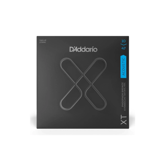 Струни для гітари D'Addario XT Phosphor Bronze Light 12-String (10-47) (XTAPB1047-12) - picture 1