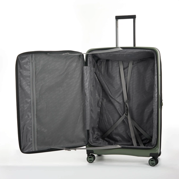 Валіза Bagland велика 96 л хакі (1140521764) - зображення 7