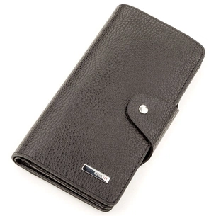 Гаманець Karya Шкіряний Чорний (17235) зображення 1