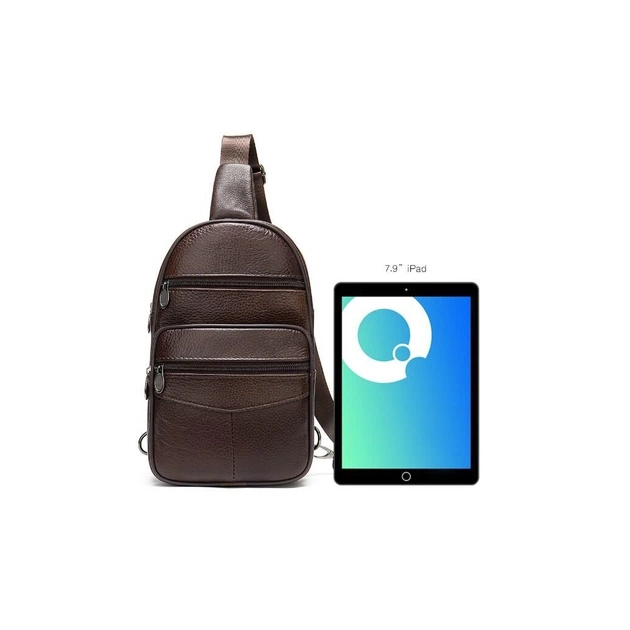 Сумка Vintage Чоловіча через плече Коричнева (14986) - зображення 9