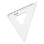 Лінійка Koh-i-Noor Трикутник 45/113, безкольоровий (745398) - зменшене зображення 2