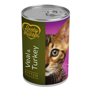 Консерви для котів Lovely Hunter Kitten Veal&Turkey 400 г (LHU45346) зображення 1