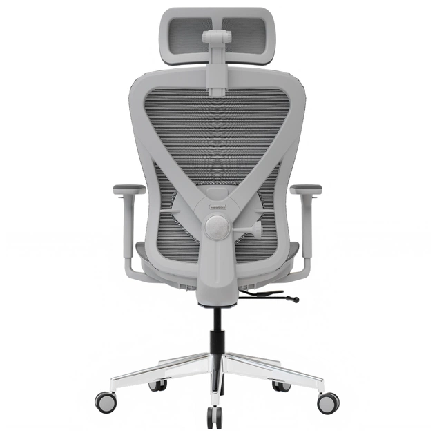 Офісне крісло Mealux Q1 Air Grey (HF-Q1 M/G) - зображення 9