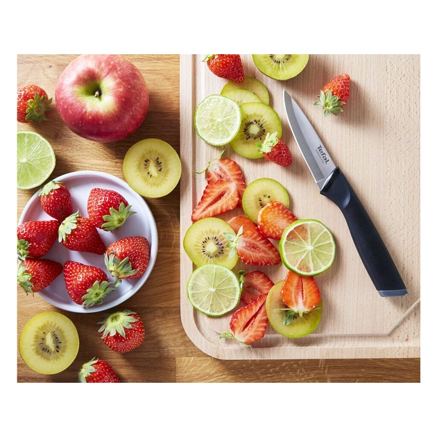 Набір ножів Tefal Essential 3шт, нержавіюча сталь, пластик, чорний (K2219455) - picture 6