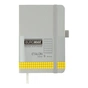 Книга записна Buromax ETALON 95 х 140 мм, 96 аркушів, клітинка, срібний (BM.296160-24) - зменшене зображення 1