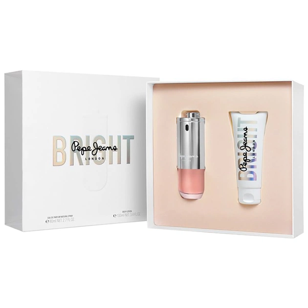 Набір косметики Pepe Jeans Bright парфумована вода 80 мл + лосьйон для тіла 100 мл (8436581947205) - picture 1