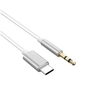 Перехідник USB-C M to 3.5mm F 1.0m white XoKo (AUX-002-WH) - зменшене зображення 3