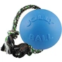Іграшка для собак Jolly Pets Romp-n-Roll М'яч з канатом 12 см см блакитний (0788169064520) - зменшене зображення 1
