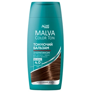 Відтінковий бальзам Acme Color Malva Color Ton 4.0 - Шоколадний 180 мл (4823115503428) зображення 1