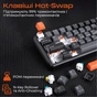 Клавіатура Meetion MK12 Bluetooth/USB Type-C Black (MT-MK12-A-RUA) - зменшене зображення 7