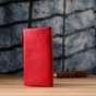 Гаманець ST Leather Шкіряний на три відділення Червоний (23109) - зменшене зображення 10
