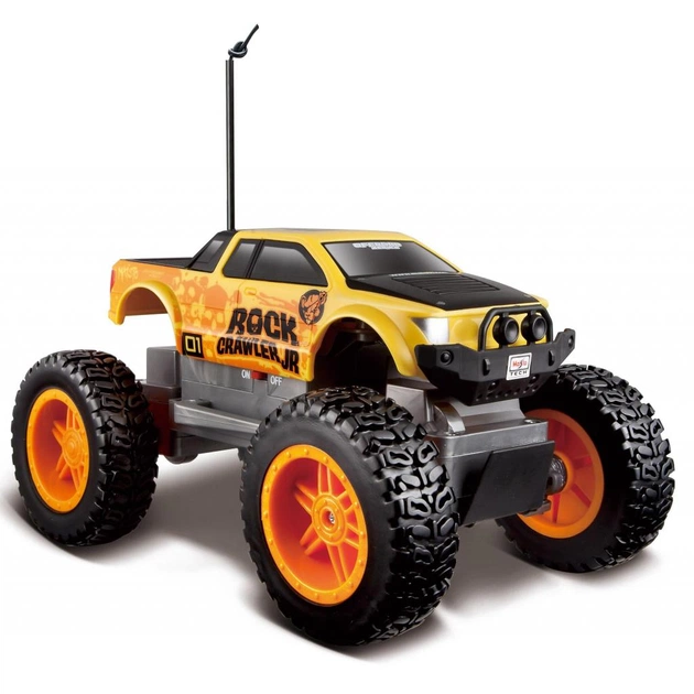 Радіокерована іграшка Maisto Rock Crawler Jr. жовто-чорний (81162 yellow/black) - зображення 1