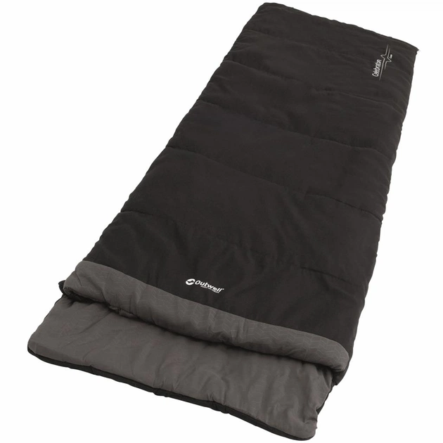 Спальний мішок Outwell Celebration Lux +4C Black Left (928837) - зображення 1