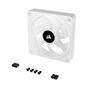 Кулер до корпусу Corsair iCUE Link QX120 RGB PWM White (CO-9051005-WW) - зменшене зображення 8