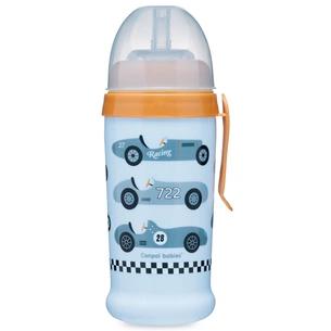 Поїльник-непроливайка Canpol babies Racing Світло-синій 350 мл (56/516_blul) зображення 1