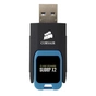 USB флеш накопичувач Corsair 128GB Voyager Slider X2 Blue USB 3.0 (CMFSL3X2A-128GB) - зменшене зображення 5