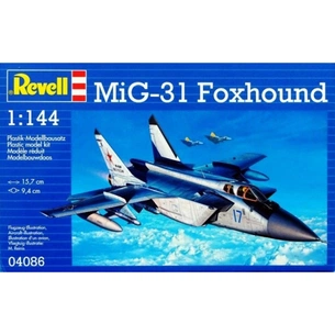 Збірна модель Revell Літак МіГ-31 Foxhound 1:144 (64086) зображення 1