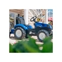 Веломобіль Falk New Holland трактор на педалях з причепом Синій (3090B) - зменшене зображення 3